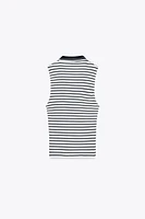 RIBBED POLO