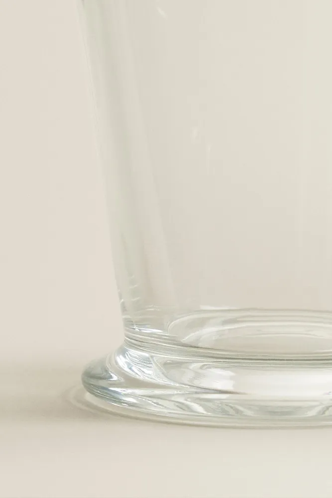 TRANSPARENT GLASS CAPPUCCINO CUP