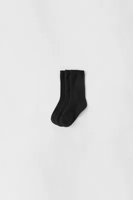 BABY/ THREE-PACK BASIC LONG SOCKS