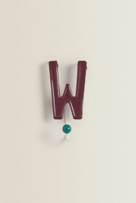 PORTEMANTEAU MÉTAL LETTRE W