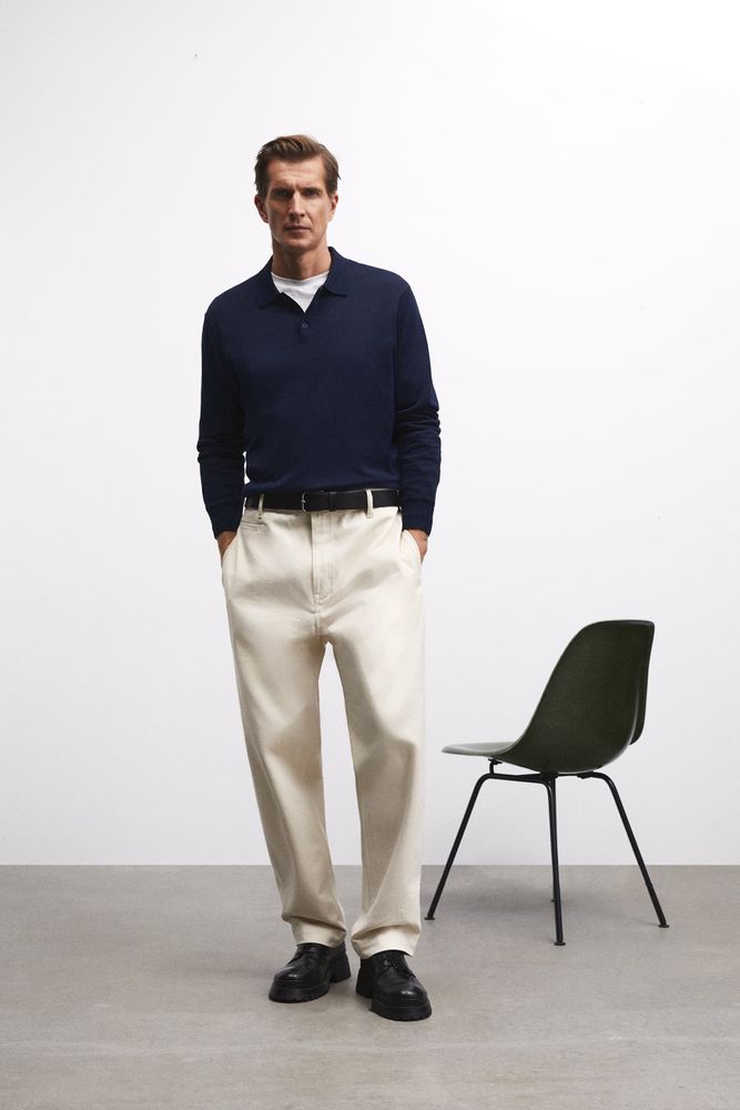 POLO EN MAILLE COTON - SOIE