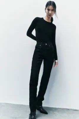 KNIT SWEATER WITH VENTS