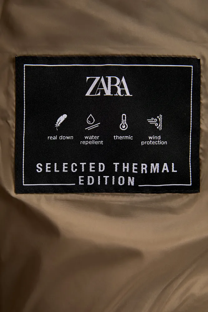 Zara DOWN COAT THERMAL EDITION | Mall of America®