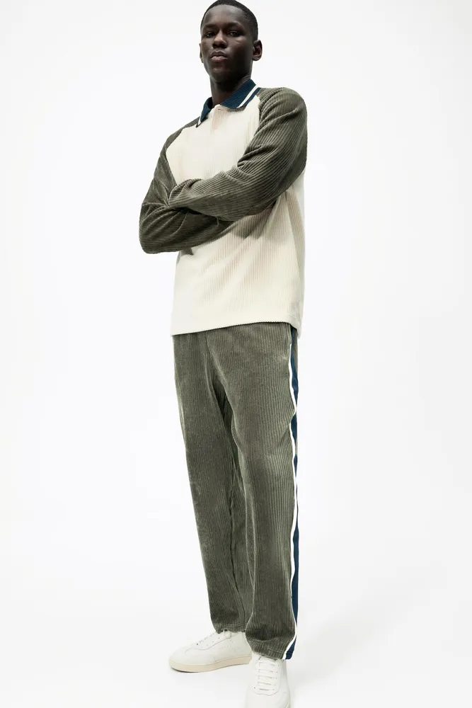 Zara Black Side Stripe Jogger Pants Mens Size 29 - beyond exchange