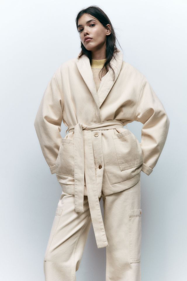 belted puffer jacket zara