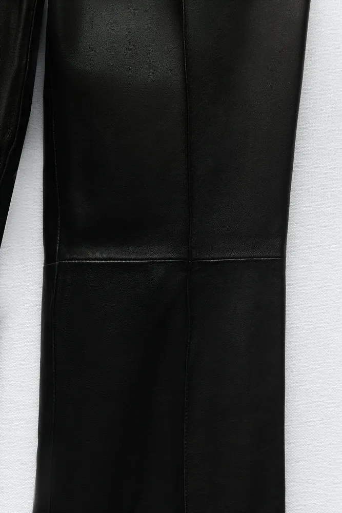 ZARA Leather Dress Pants
