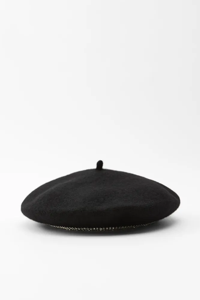 SPARKLY WOOL BERET
