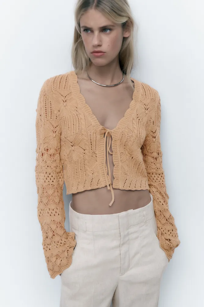 TIED KNIT SWEATER