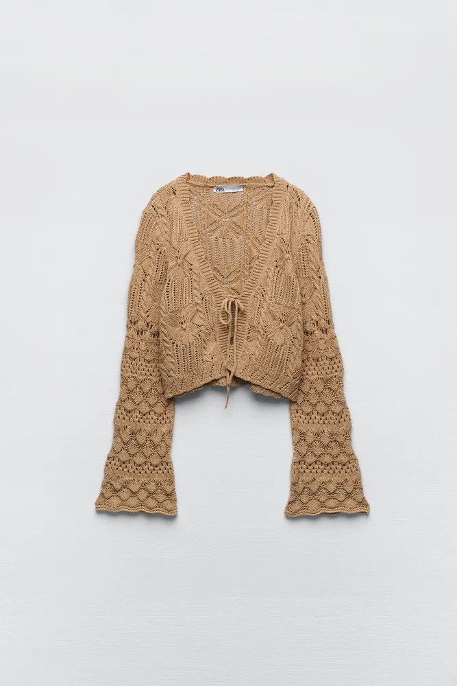 TIED KNIT SWEATER