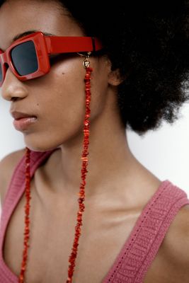 SOLID COLOR GLASSES AND MASK CHAIN