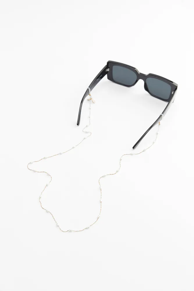 PEARL GLASSES AND MASK CHAIN