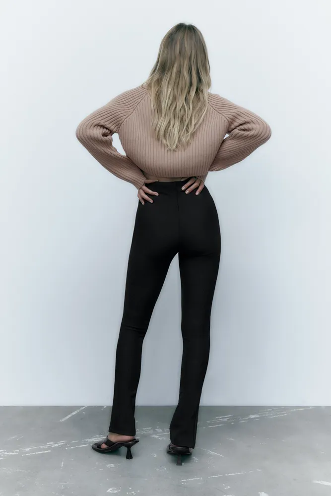 Zara, Pants & Jumpsuits, Zara Ribbed Leggings