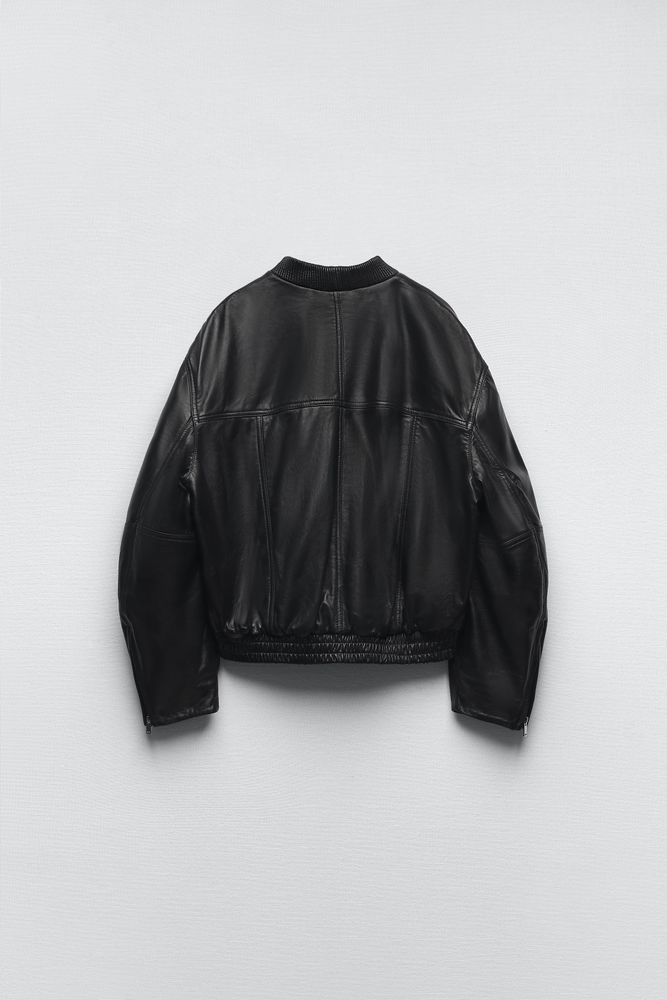 LEATHER BOMBER JACKET LIMITED EDITION
