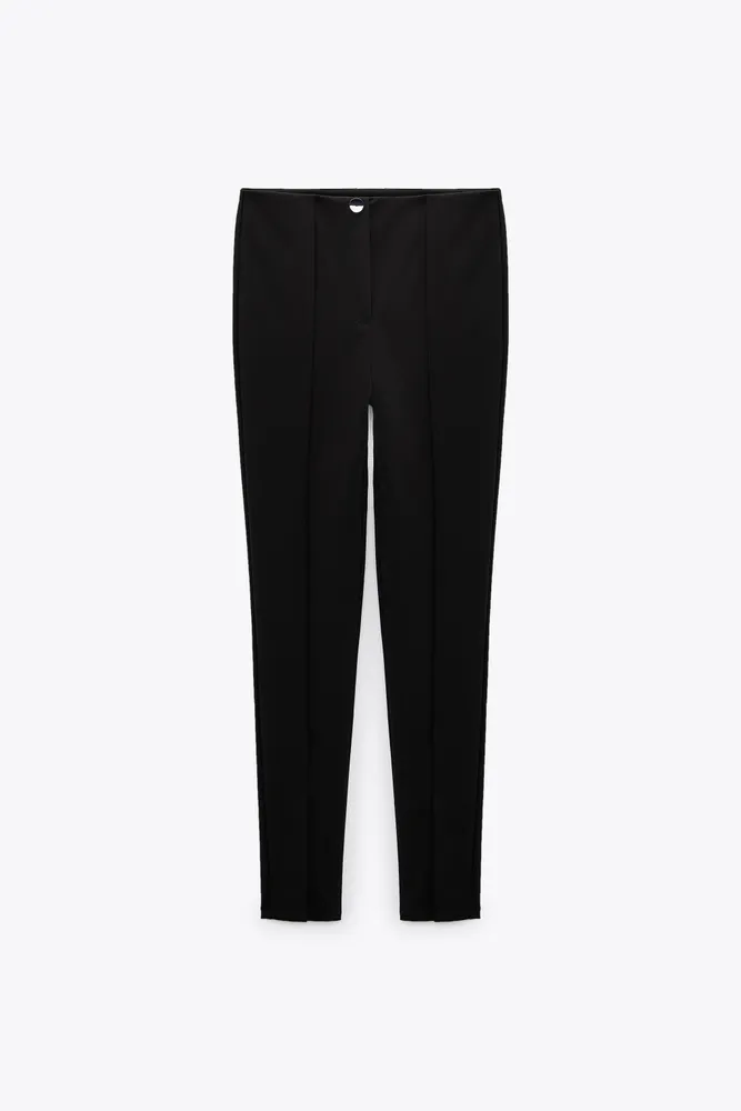 TECHNICAL FABRIC LEGGINGS WITH VENTED HEMS