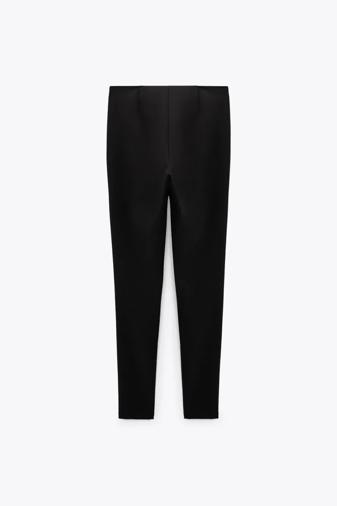 TECHNICAL FABRIC LEGGINGS WITH VENTED HEMS