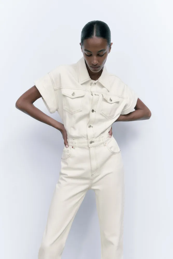 Zara + Jumpsuit with Buttons