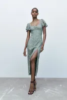LACE MIDI DRESS