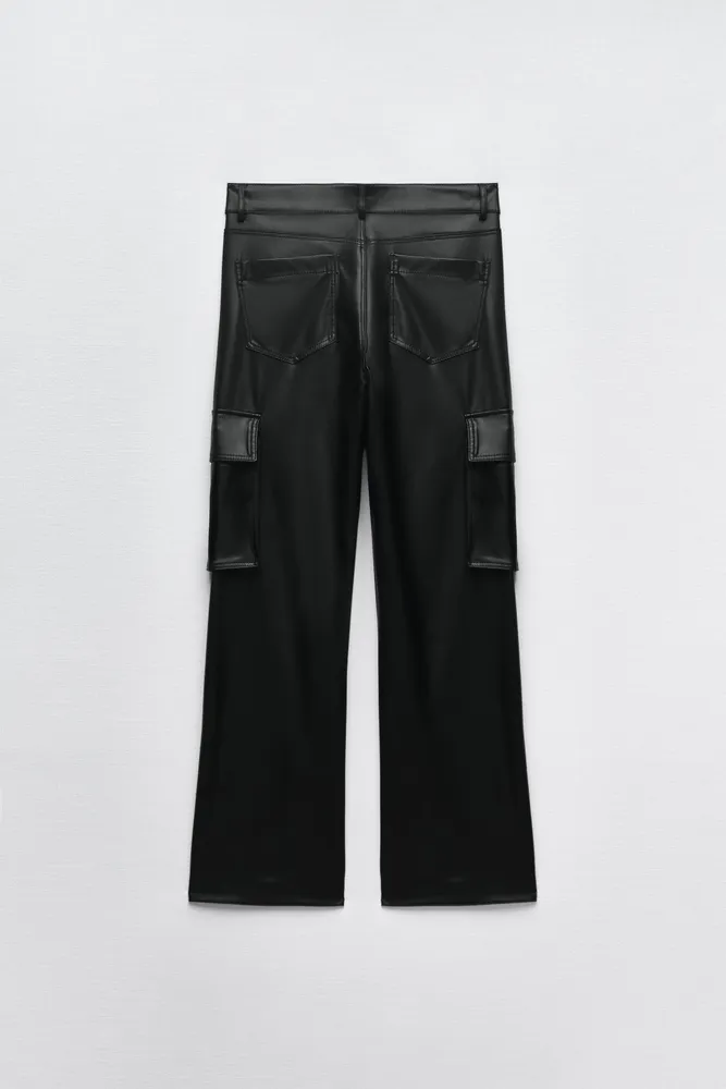 FULL LENGTH FAUX LEATHER PANTS