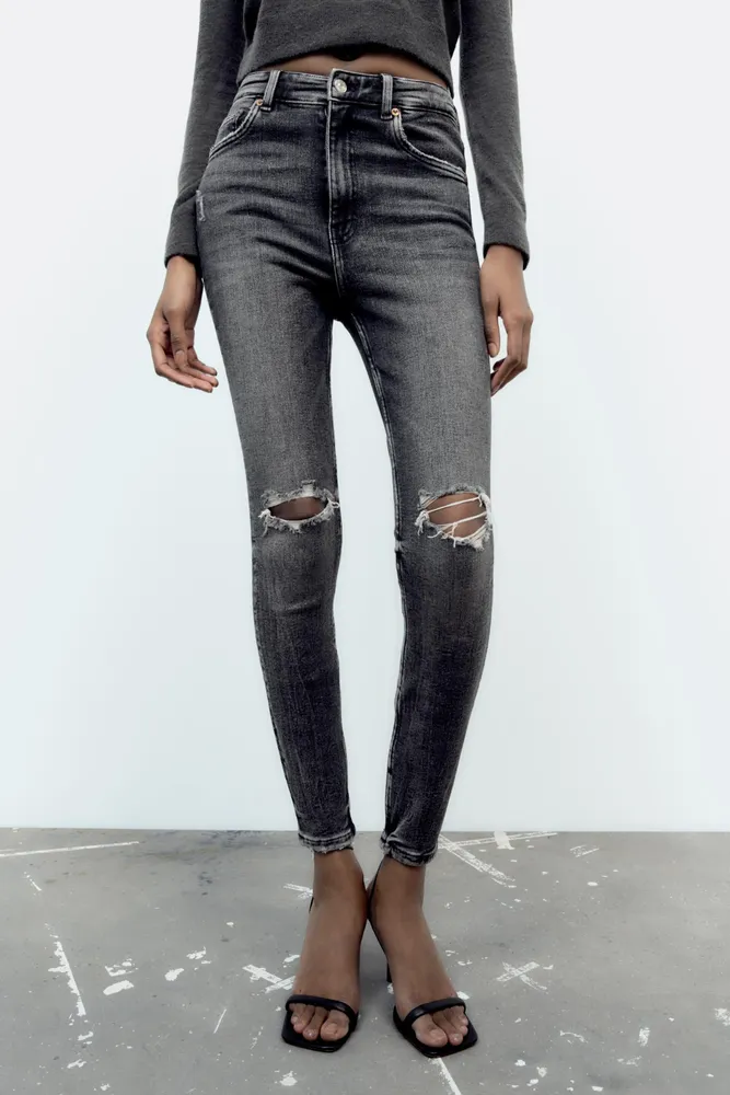 TRF RIPPED VINTAGE SKINNY JEANS