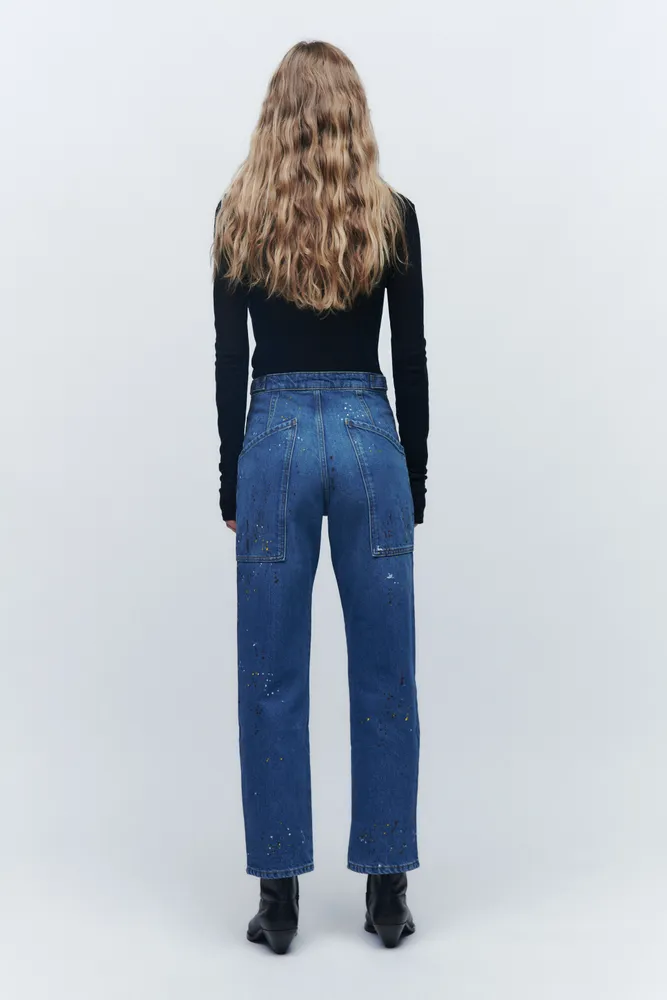 THE RISE CROPPED PAINTER ZW JEANS
