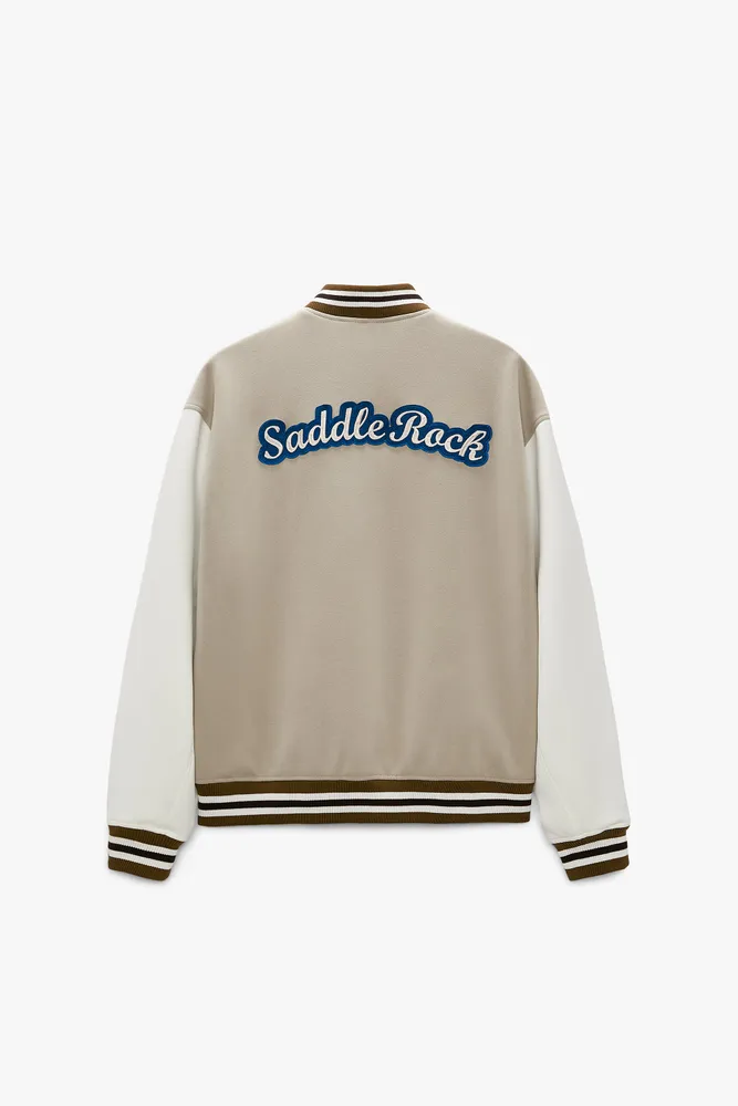 PATCHES BOMBER JACKET