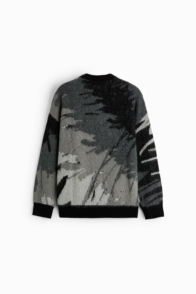 ABSTRACT JACQUARD SWEATER