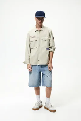 OVERSHIRT WITH PATCHES