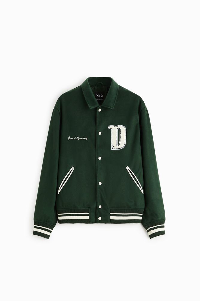 COMBINATION PATCHES BOMBER JACKET