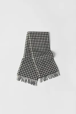 KIDS/ CHECKERED SOFT TOUCH SCARF