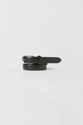 KIDS/ LEATHER BELT WITH BUCKLE