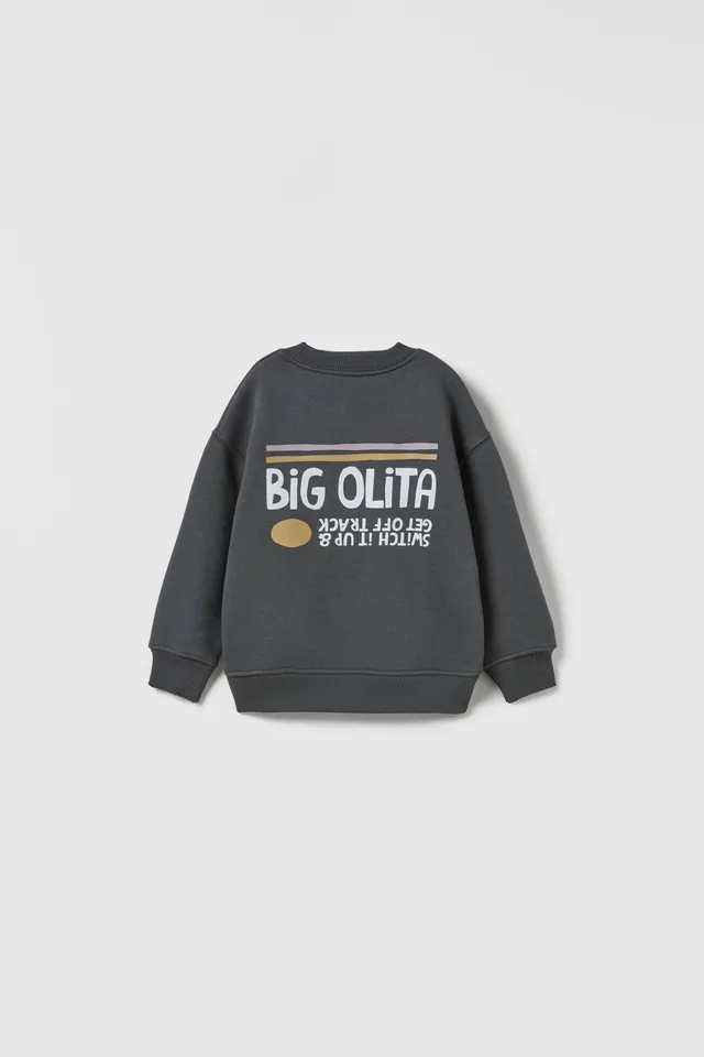 Zara NEON “BIG OLITA” SWEATSHIRT - 00377528-711