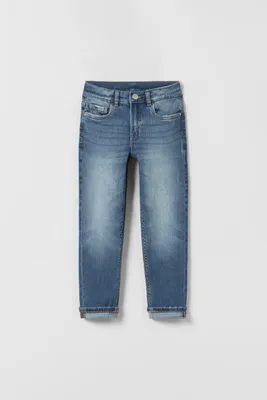 STRAIGHT FIT AUTHENTIC WASH JEANS