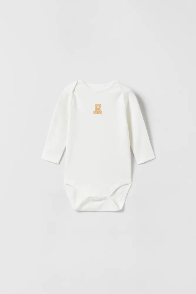 BABY/ FIVE PACK OF BEAR BODYSUITS