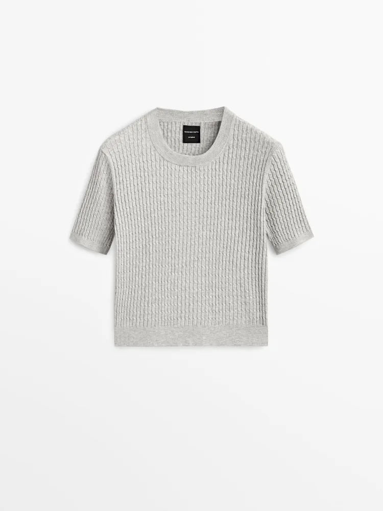 Cable-knit sweater - Studio
