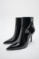 HIGH HEELED ANKLE BOOTS