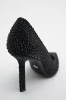 CRYSTAL HIGH HEELED SHOES