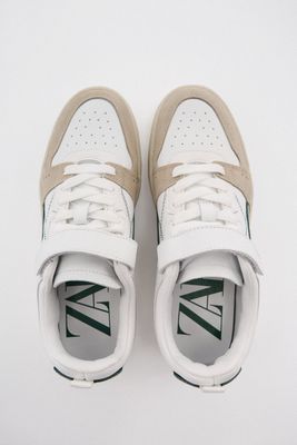 ATHLETIC LEATHER SNEAKERS