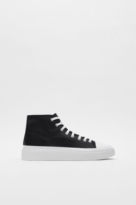SOFT HIGH TOP SNEAKERS