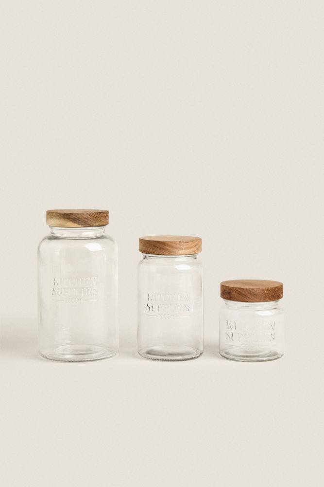 POT EN VERRE RECYCLABLE À VISSER