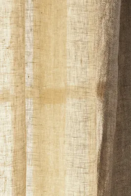 LINEN CURTAIN WITH PIPING
