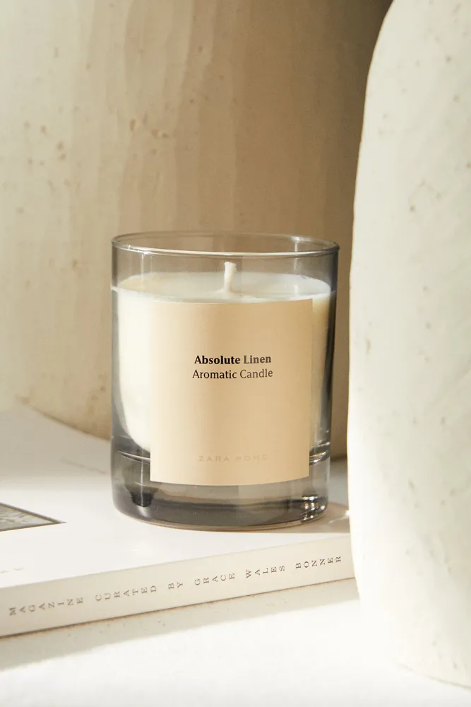 G) ABSOLUTE LINEN SCENTED CANDLE