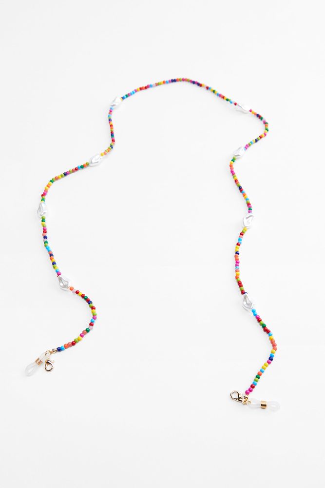 BEADED GLASSES AND MASK CHAIN