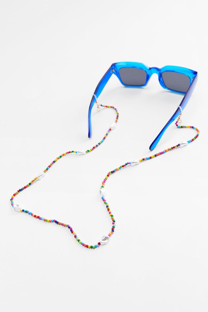 BEADED GLASSES AND MASK CHAIN