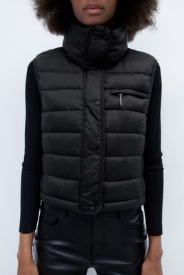 Zara WATER REPELLENT PUFFER VEST | Mall 