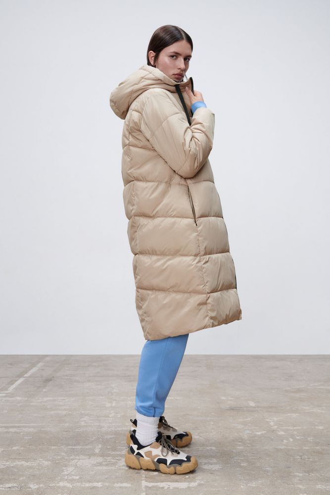 WATER AND WIND PROTECTION REVERSIBLE PUFFER COAT