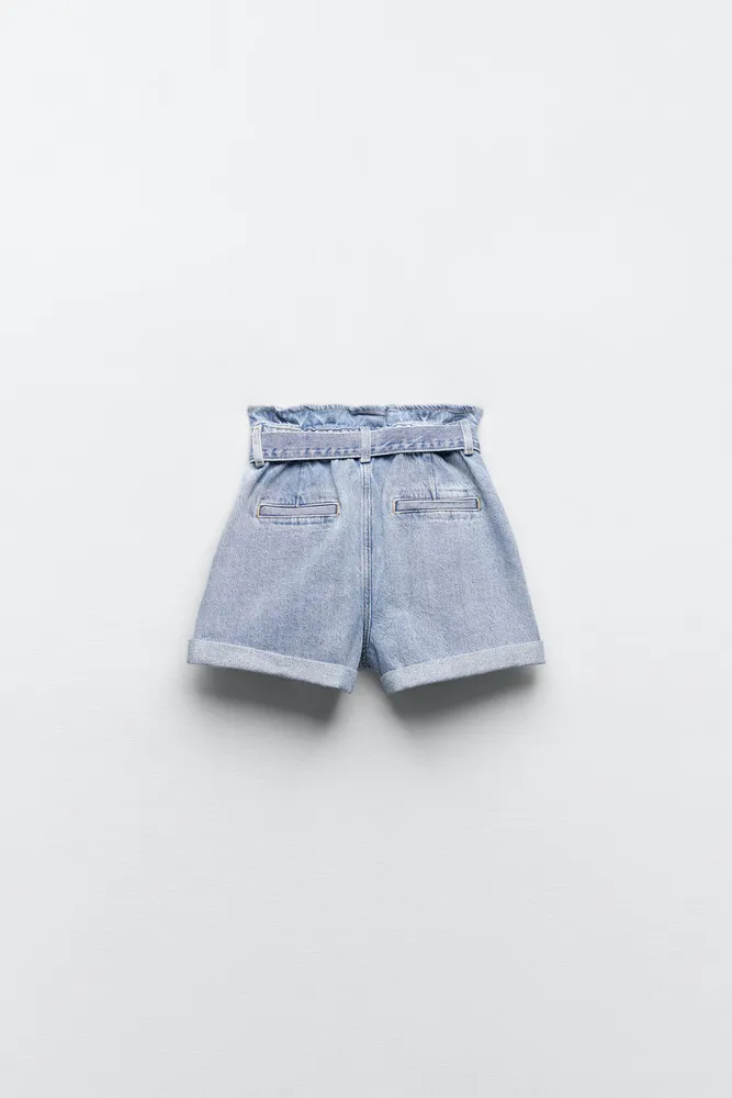 BAGGY PAPERBAG SHORTS WITH BELT
