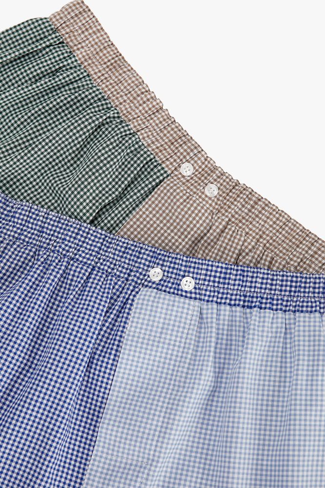 2 PACK OF CHECKERED BOXERS