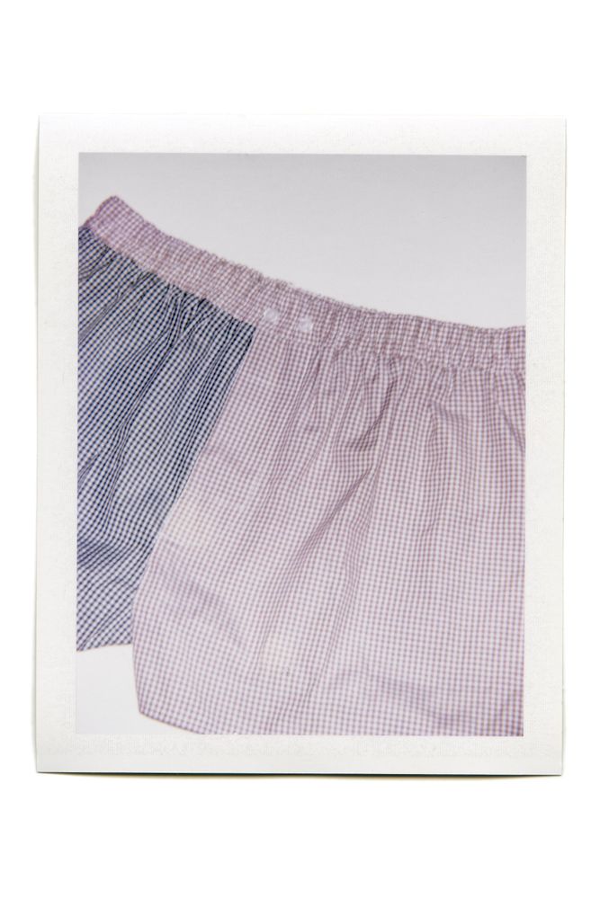 2 PACK OF CHECKERED BOXERS
