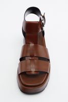 LEATHER FISHERMAN SANDALS WITH BUCKLE