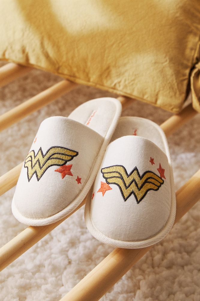 Wonder Woman mule slippers